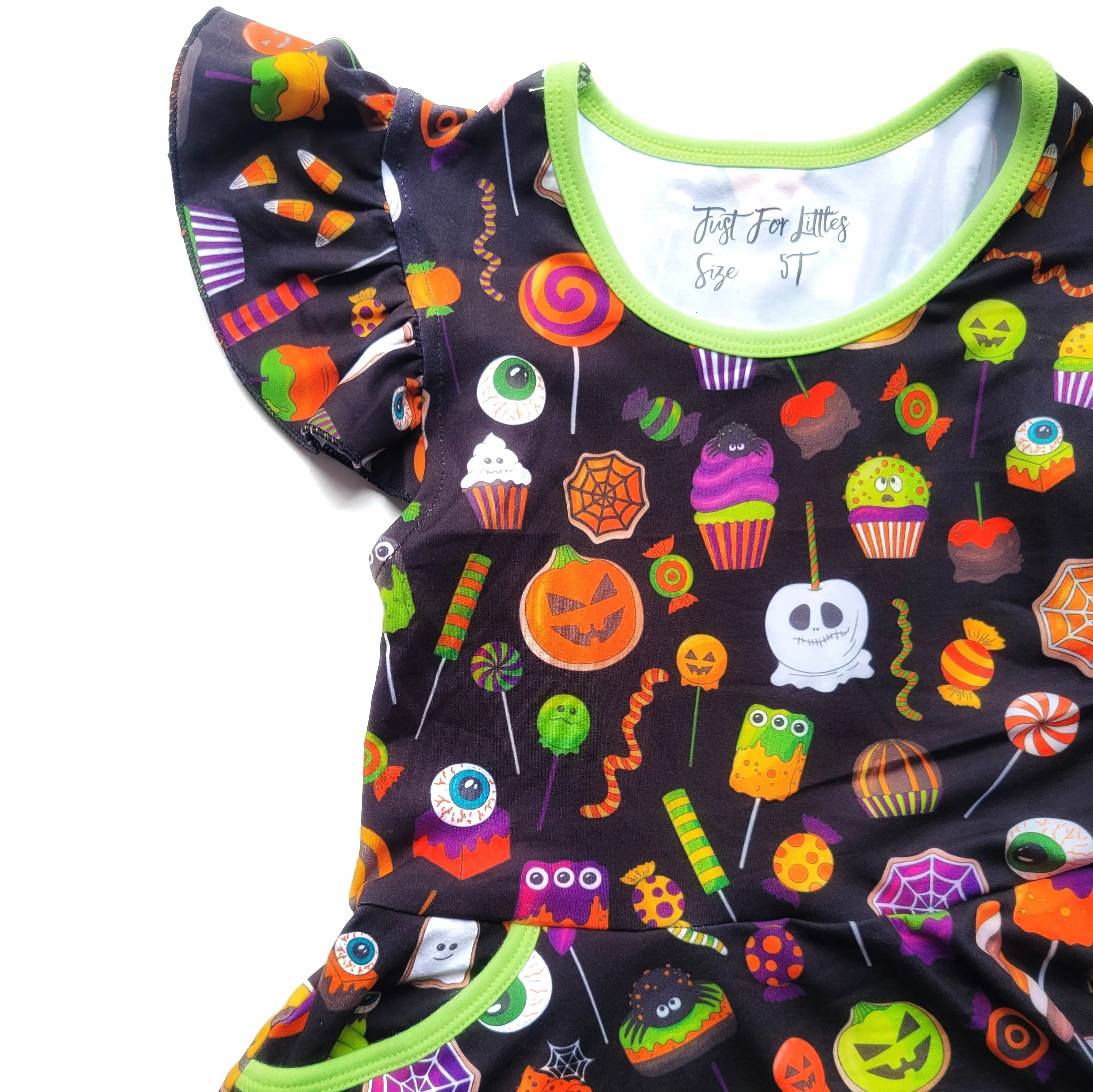 Halloween Black Candy Twirl Dress