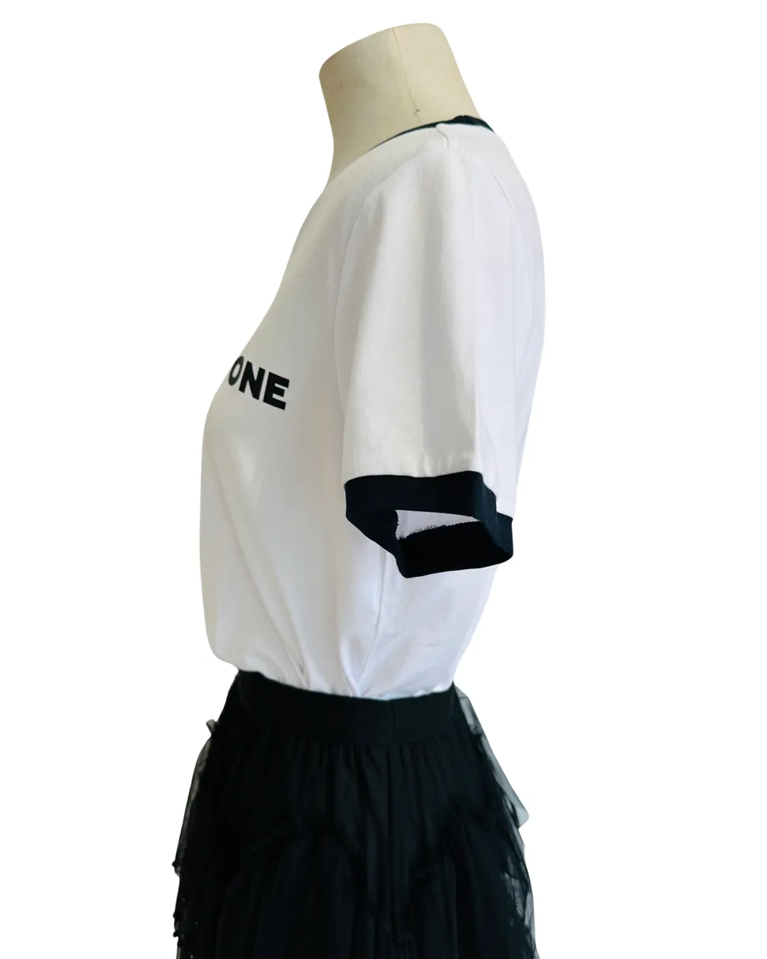 HARLEM AND STONE RETRO TEE white