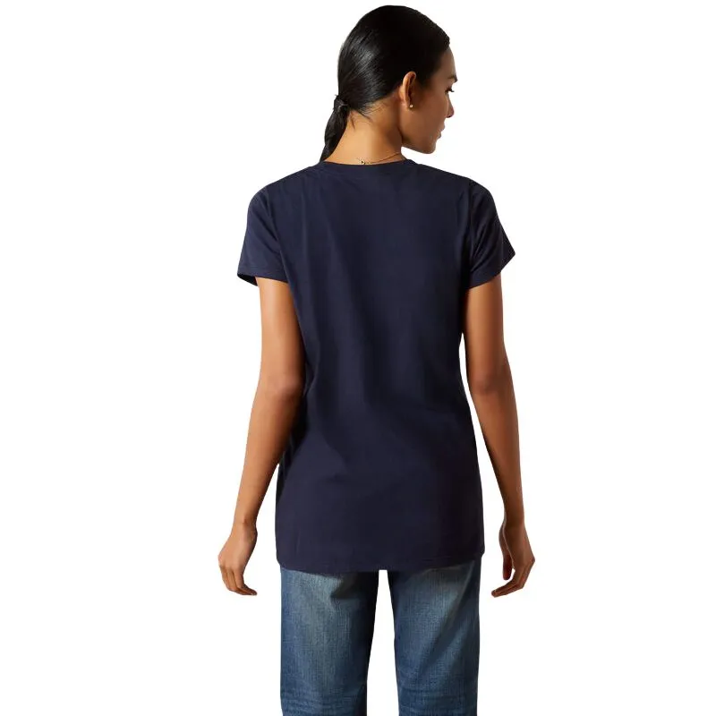 Hay Girl T-Shirt In Navy