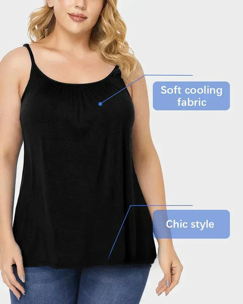 🎁Hot Sale 49% OFF🌺Loose-fitting Tank Top With Built-in Bra