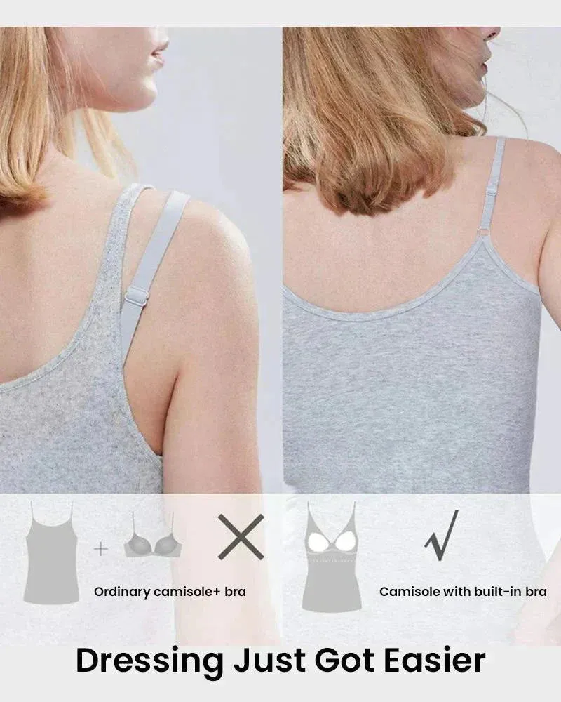 🎁Hot Sale 49% OFF🌺Loose-fitting Tank Top With Built-in Bra