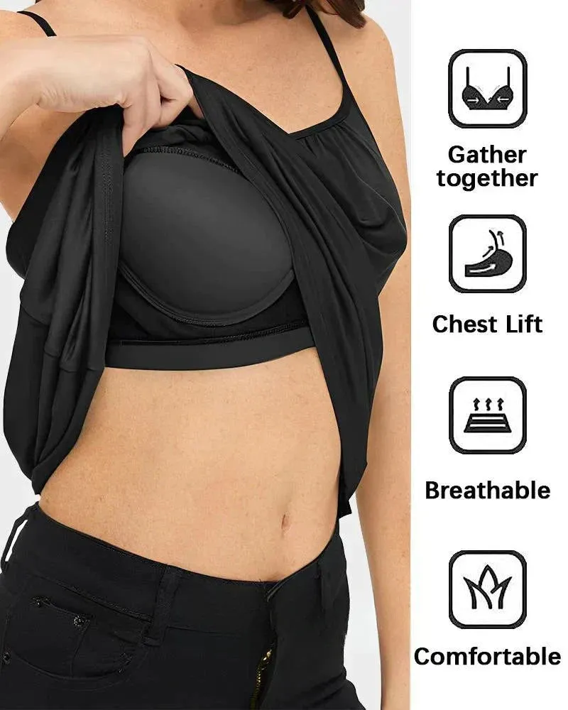 🎁Hot Sale 50% OFF🌺Loose-fitting Tank Top With Built-in Bra