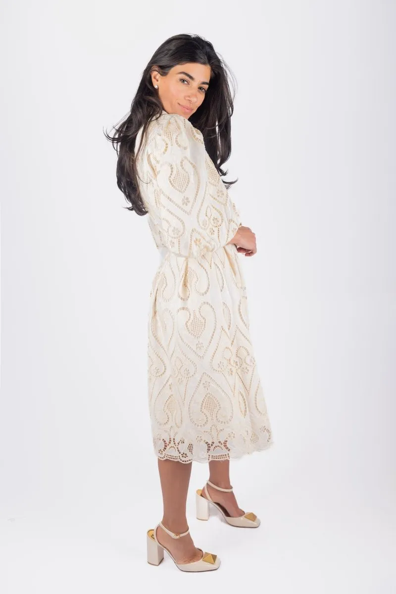 IRENE DRESS (IVORY)