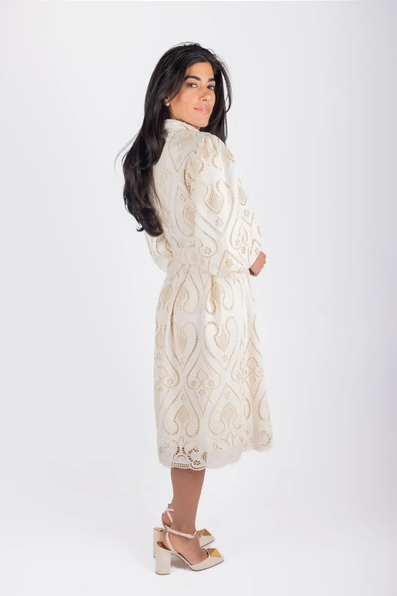 IRENE DRESS (IVORY)