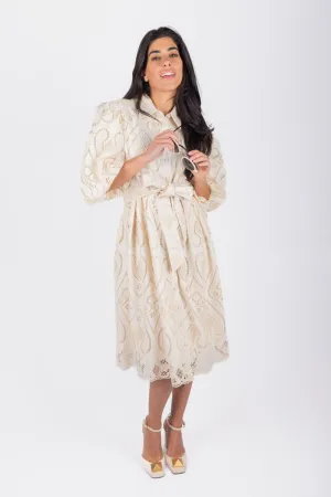 IRENE DRESS (IVORY)