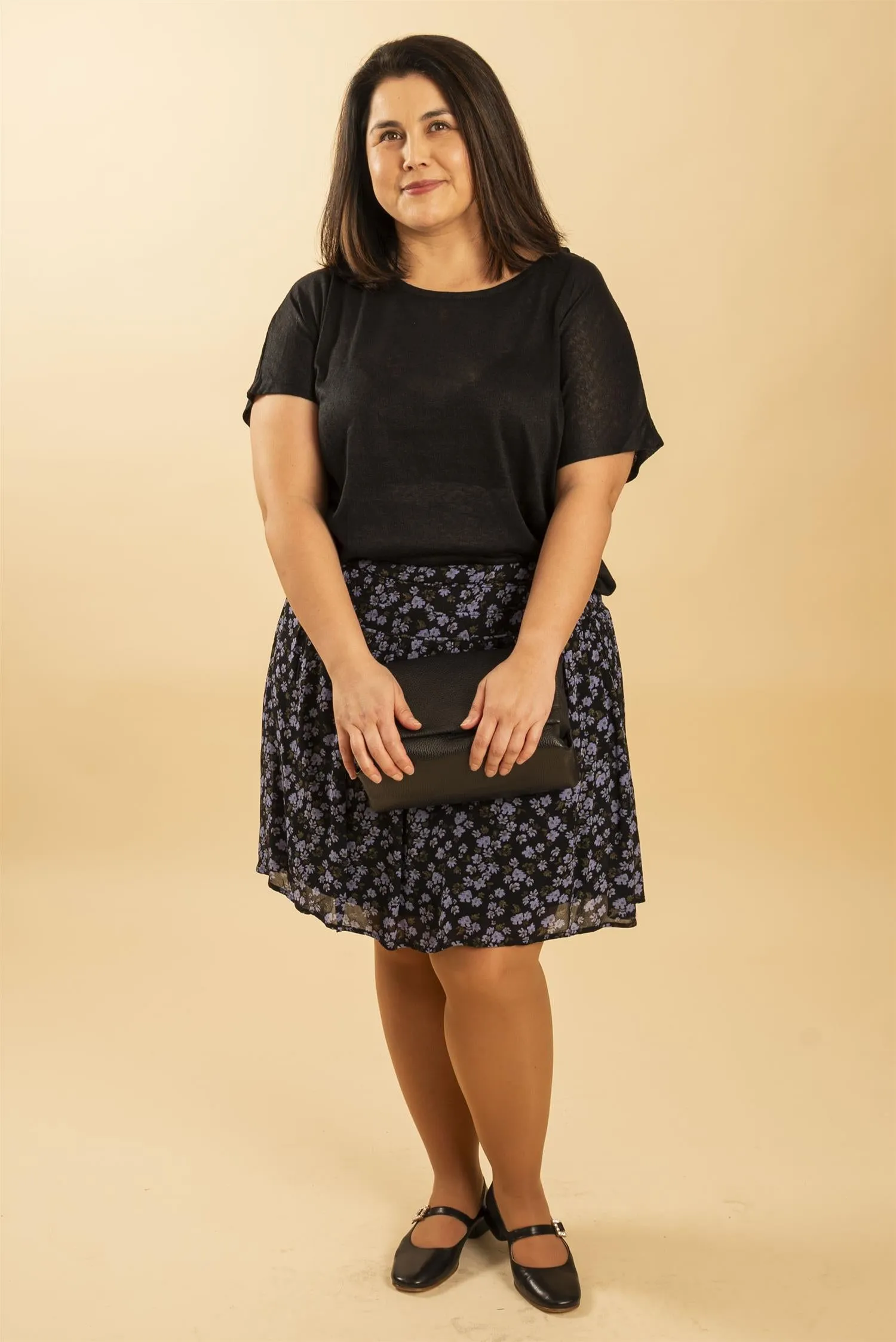 Kasandra Orabella Skirt - Lavender Flower