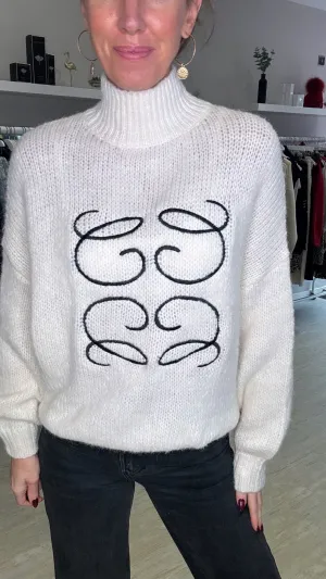 Lainy polo neck knit