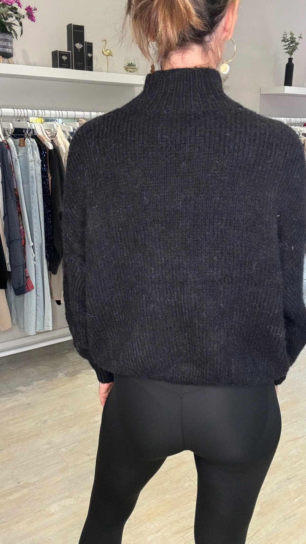 Lainy polo neck knit