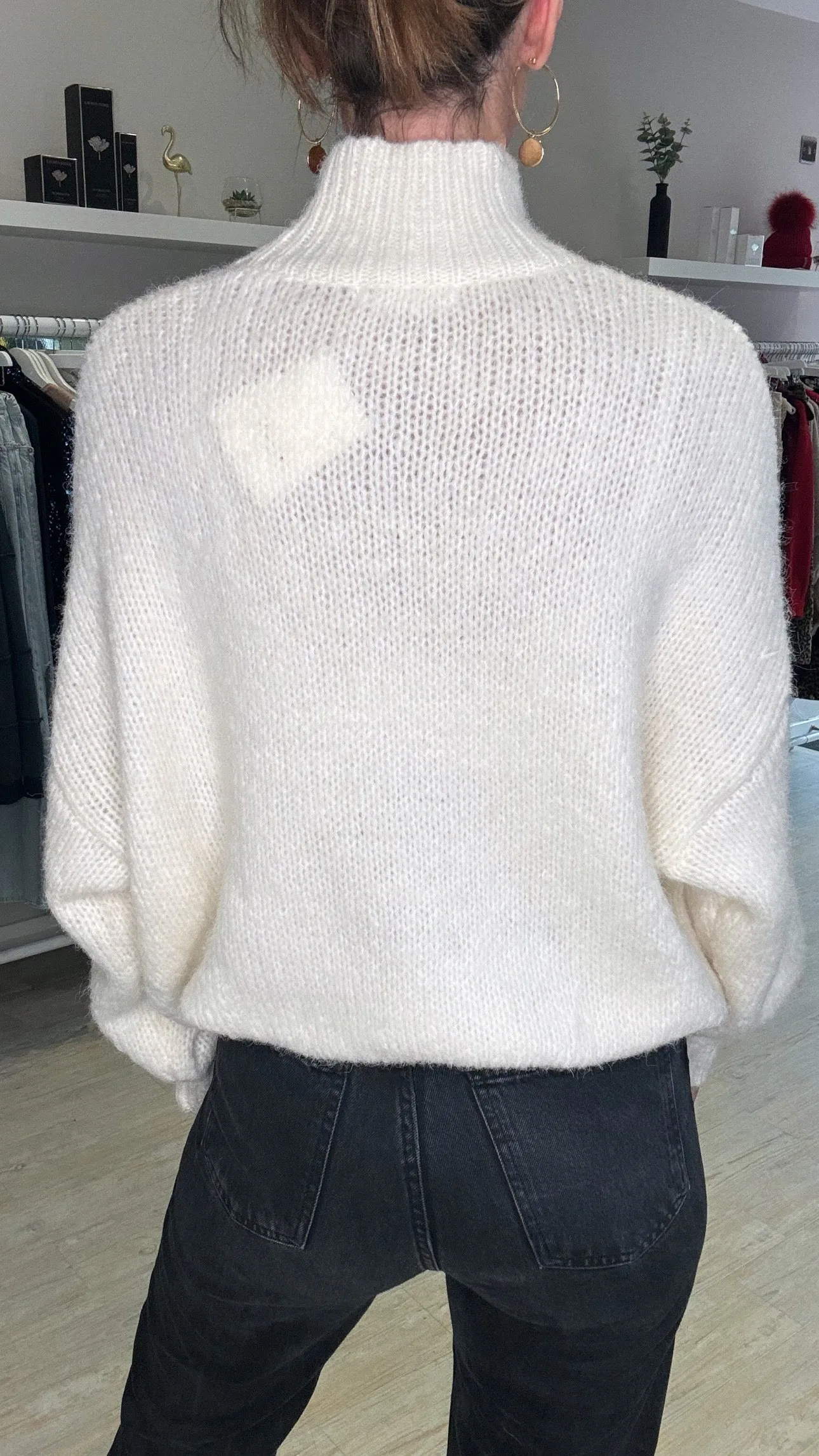 Lainy polo neck knit