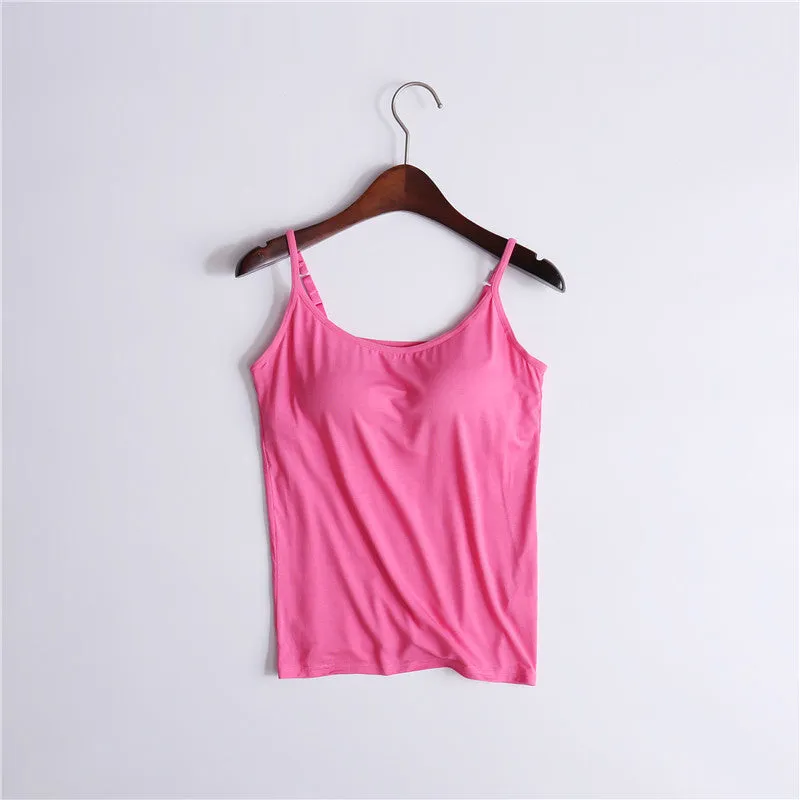 🏆LAST DAY SALE 49% OFF - Loose-fitting Tank Top With Built-in Bra