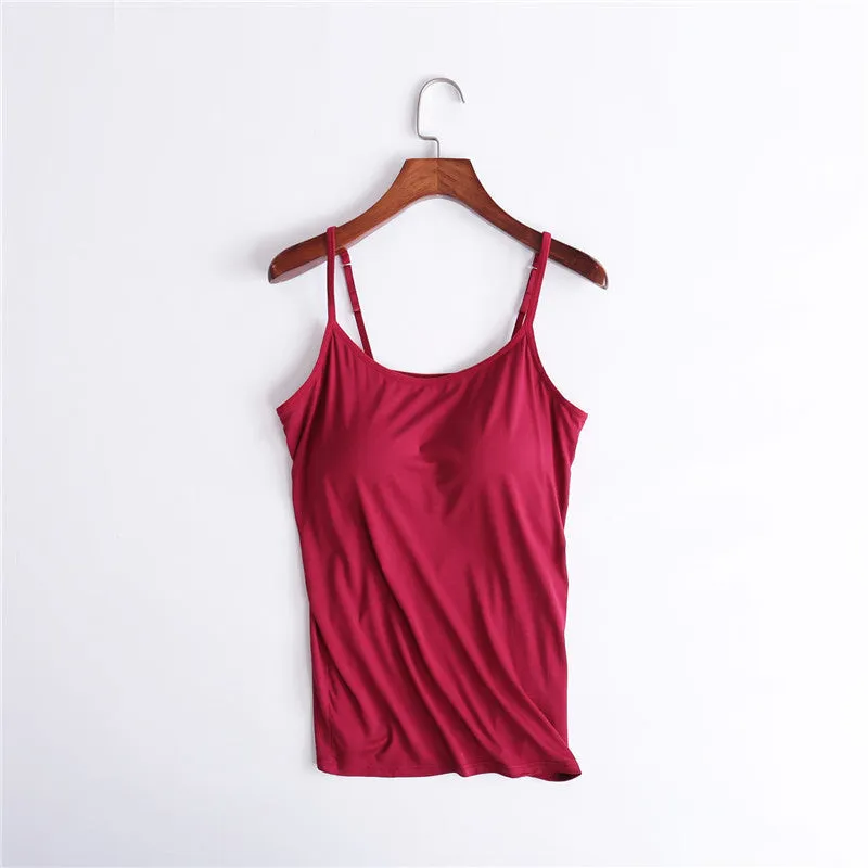 🏆LAST DAY SALE 49% OFF - Loose-fitting Tank Top With Built-in Bra