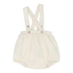 Lil Legs Analogie Cream Suspender Bubble Bloomers