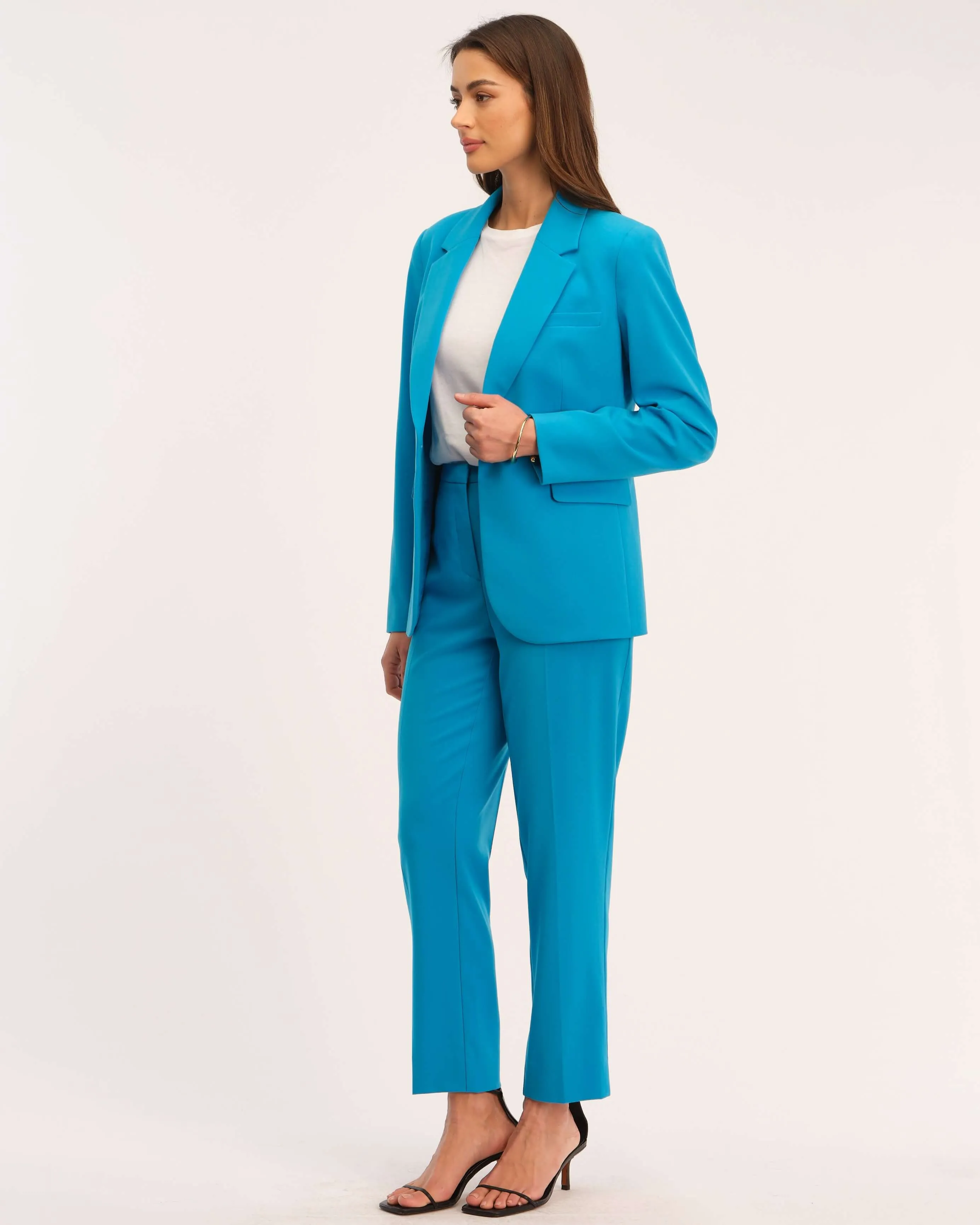 Lined Woven Blazer