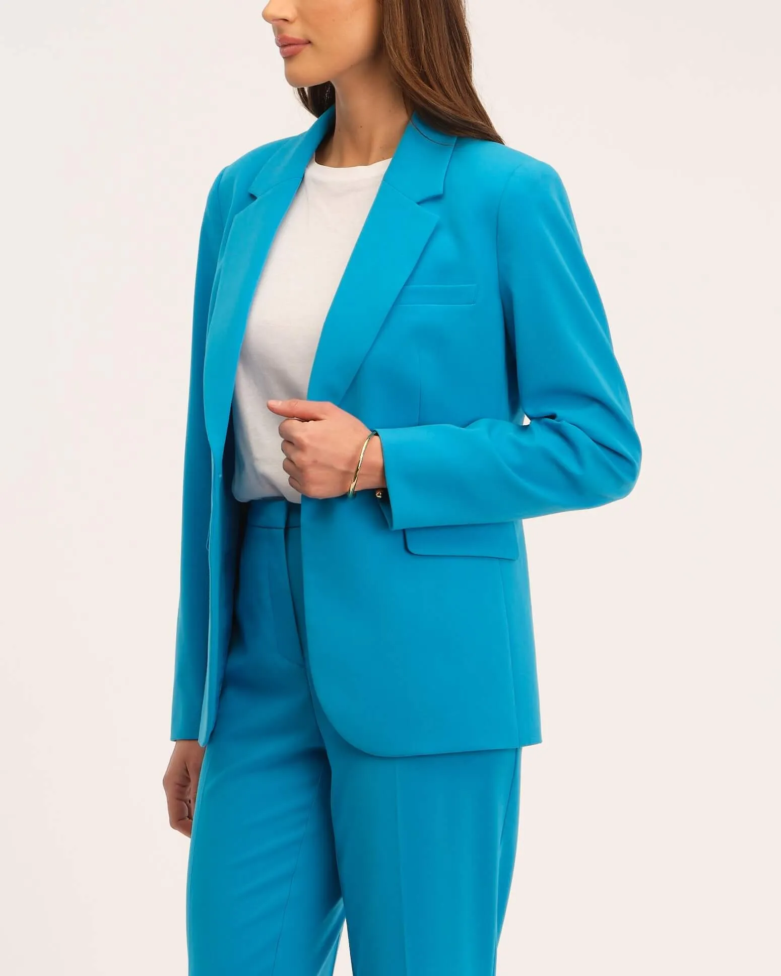 Lined Woven Blazer