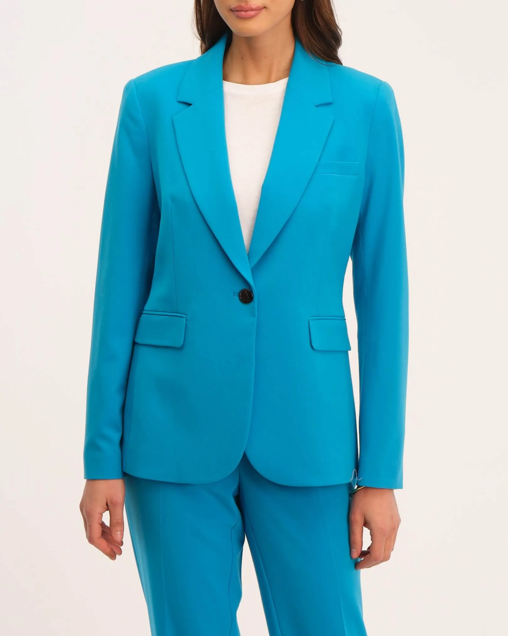 Lined Woven Blazer