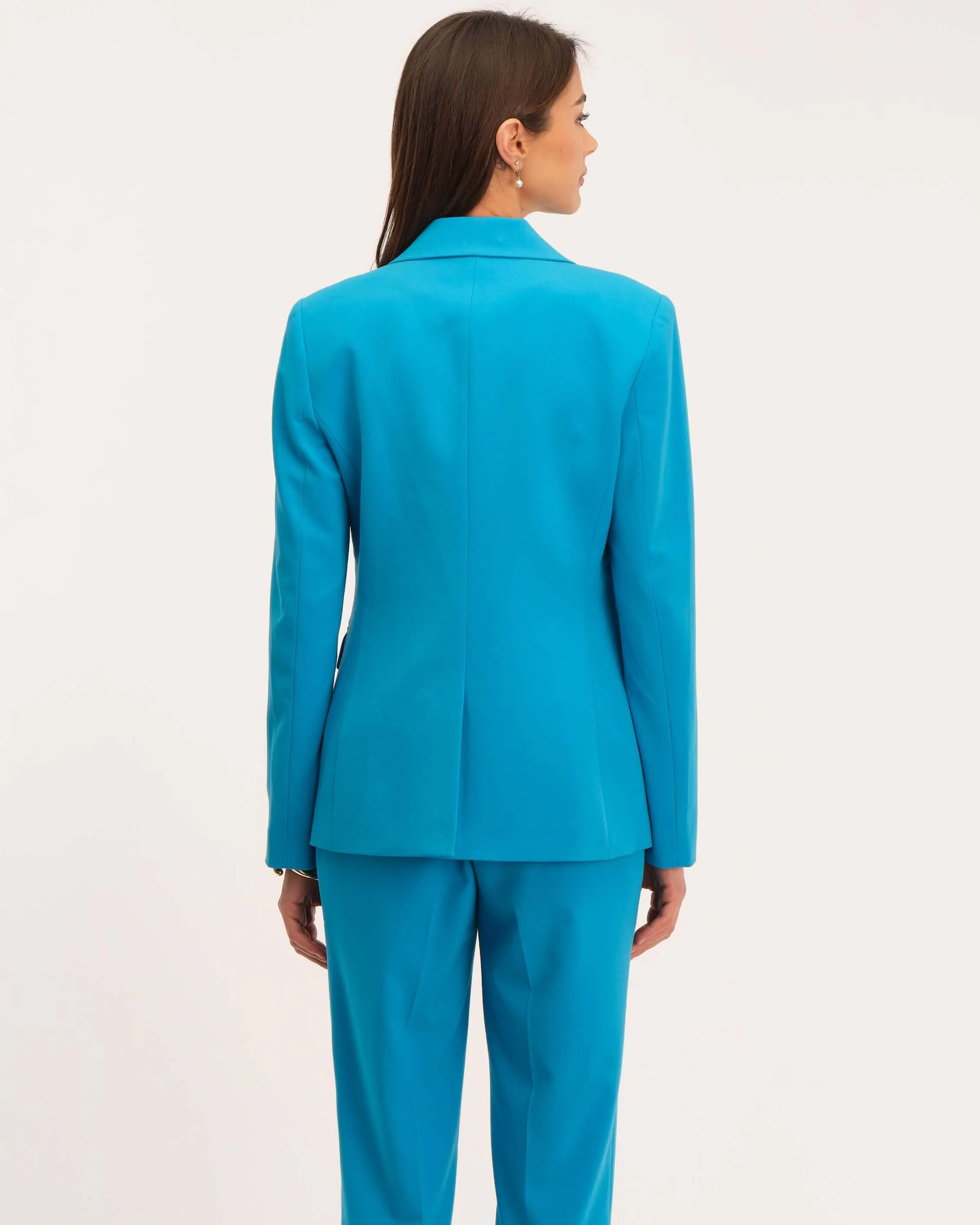 Lined Woven Blazer
