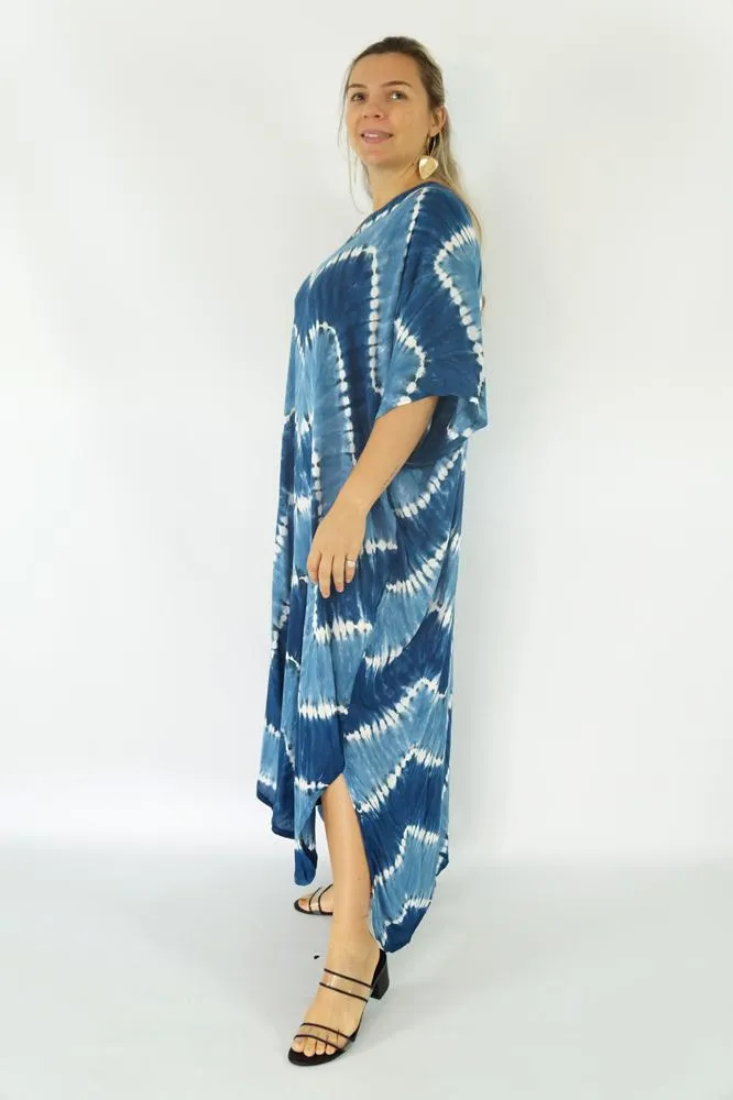 Long Kaftan "Culture" Tie Dye
