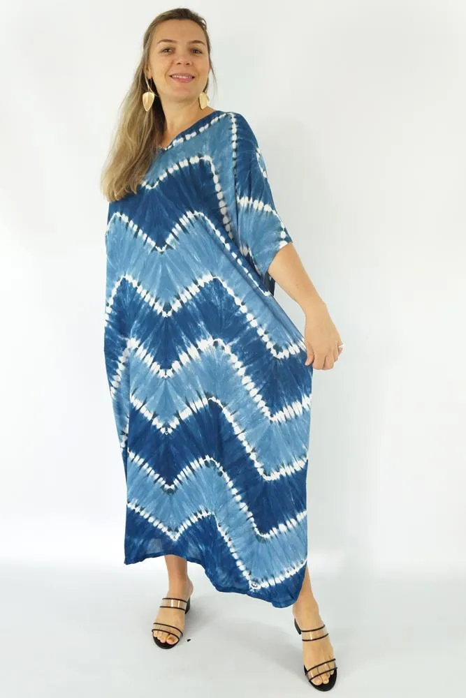 Long Kaftan "Culture" Tie Dye