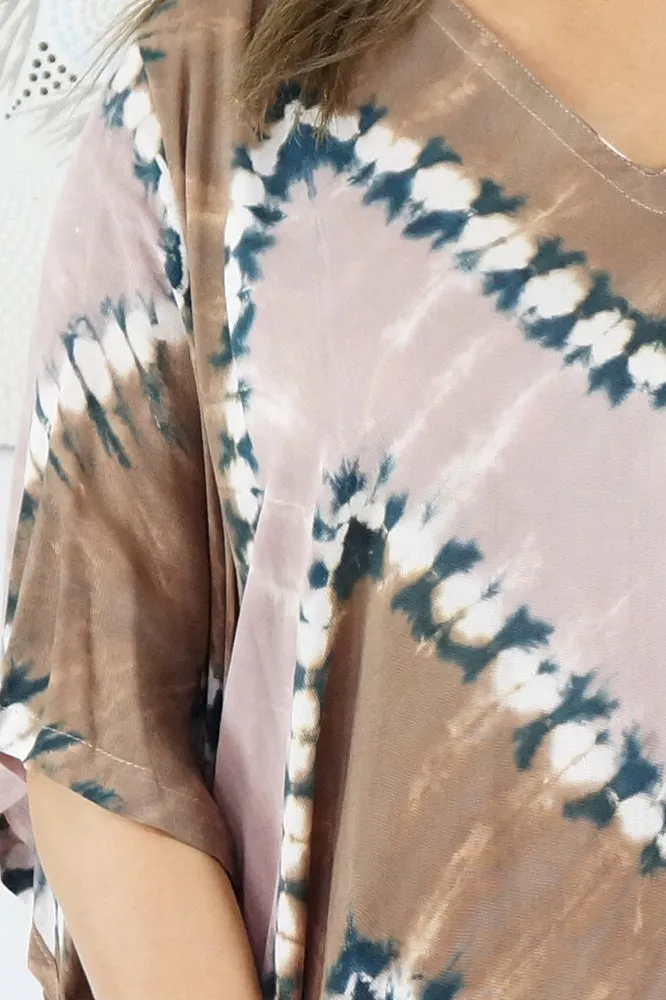Long Kaftan "Culture" Tie Dye