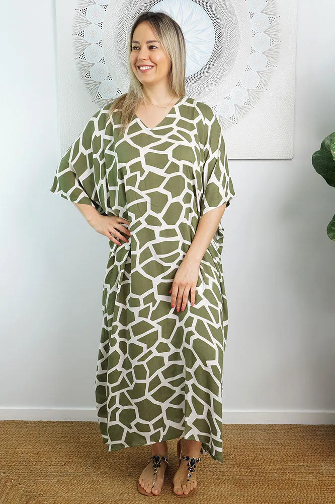 Long Kaftan "Giraffe