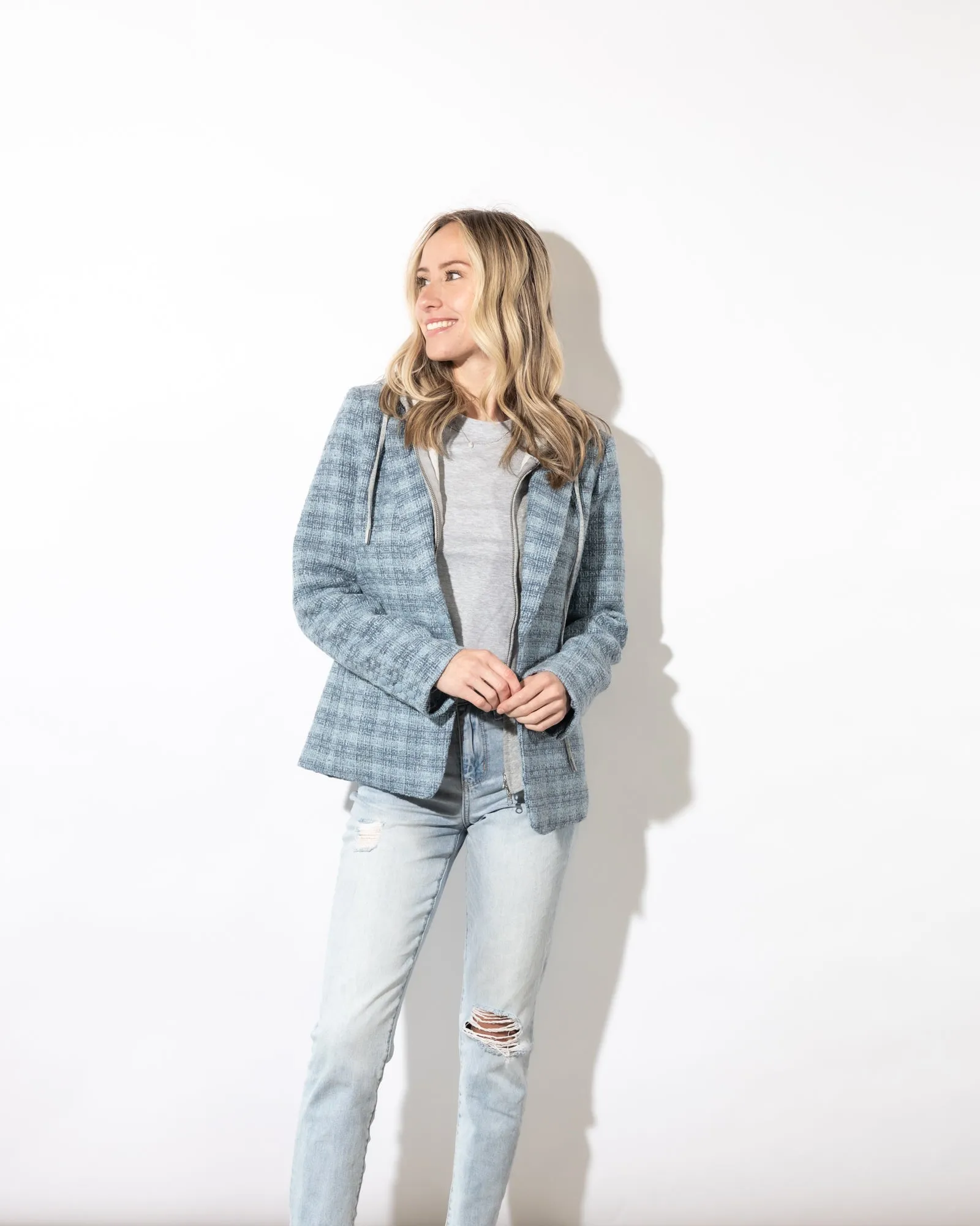 Marlowe Tweed Blazer Jacket
