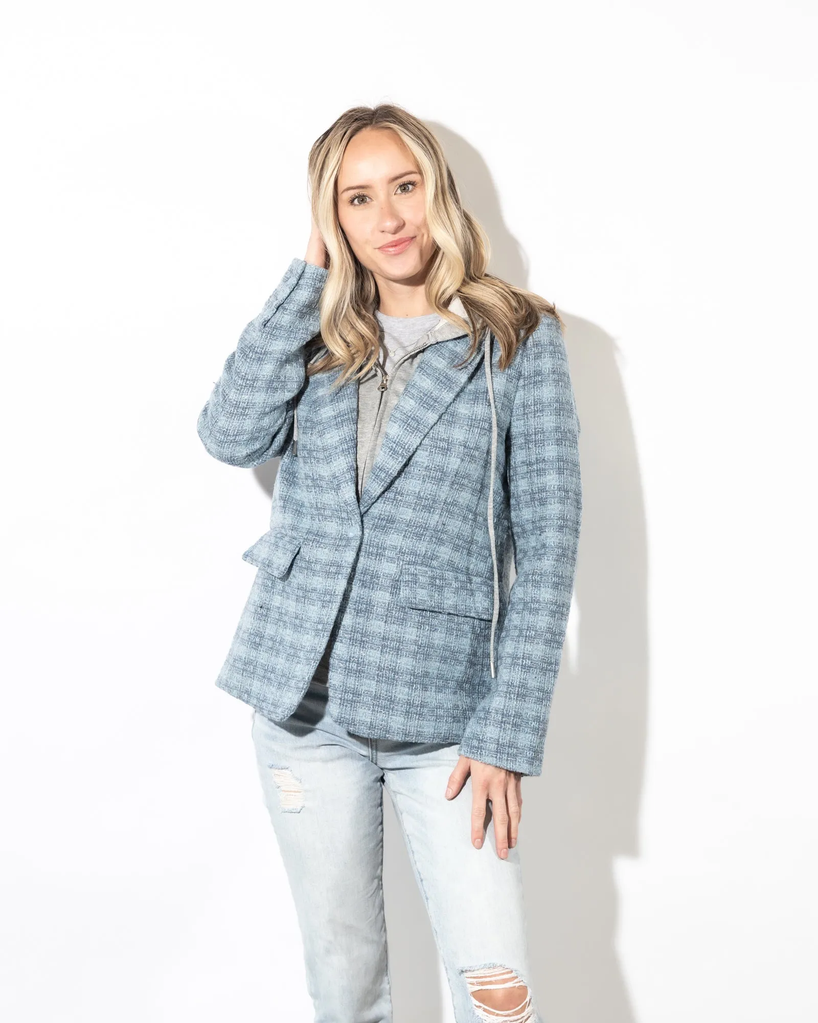 Marlowe Tweed Blazer Jacket