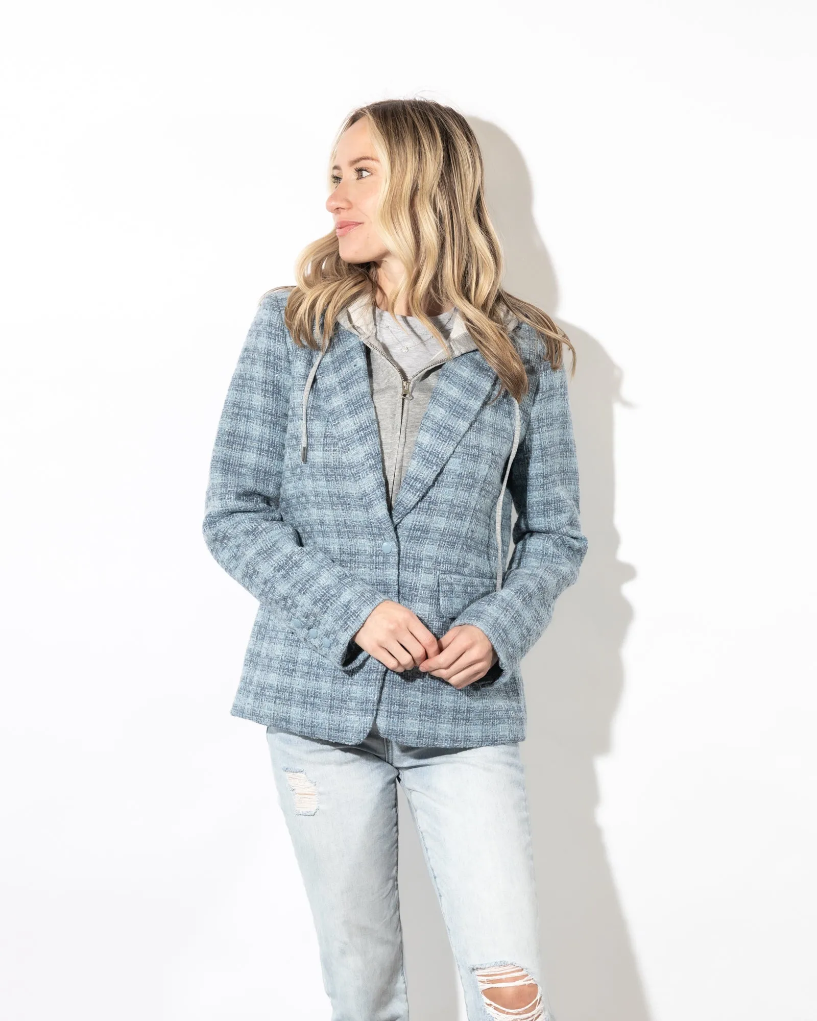 Marlowe Tweed Blazer Jacket