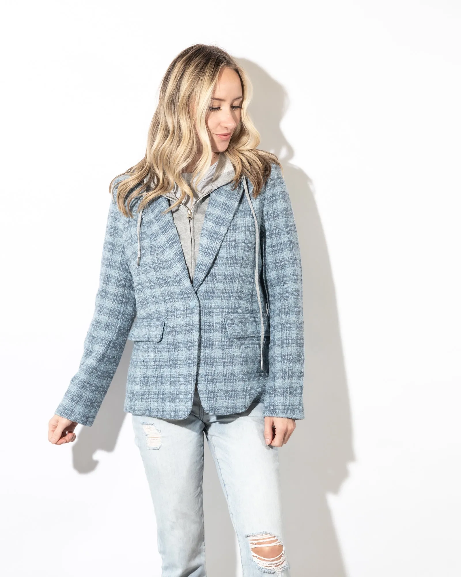 Marlowe Tweed Blazer Jacket