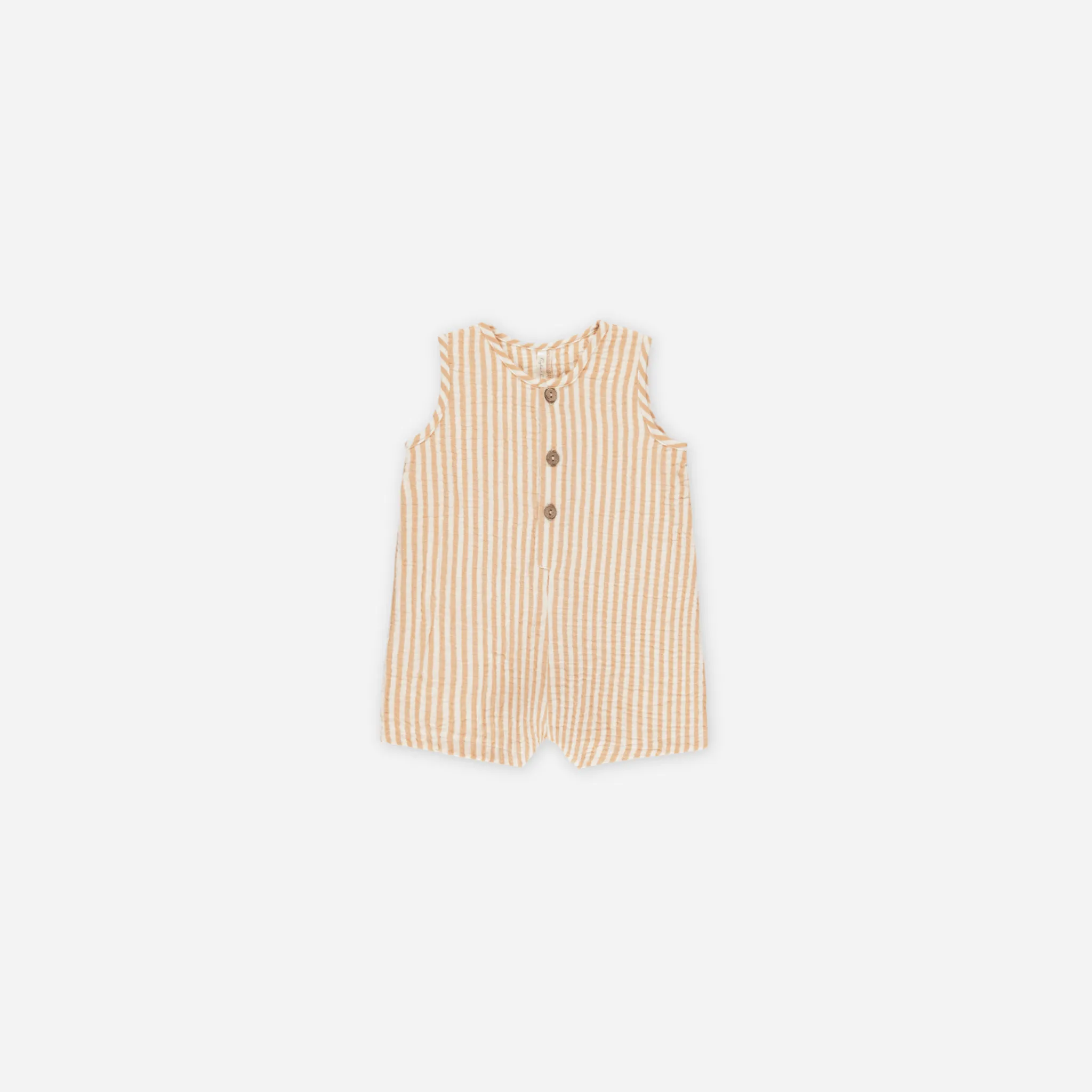 Maverick Romper - Grapefruit Stripe