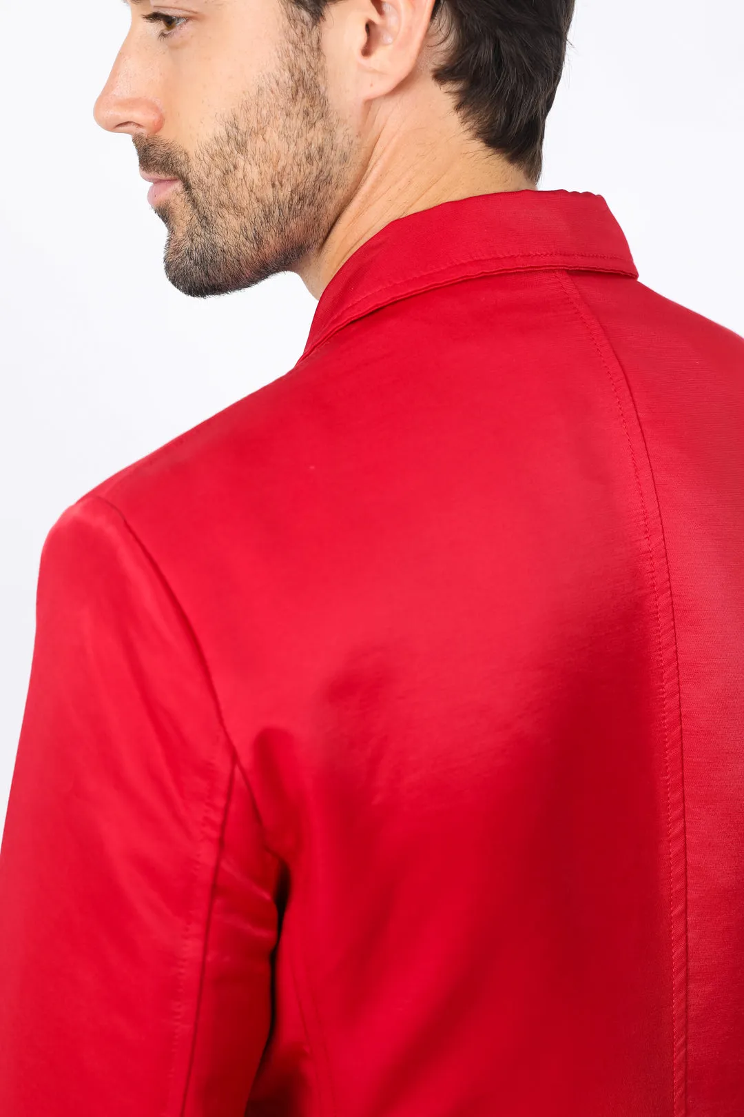 Men's Double Button Red Blazer from Platini Fashion