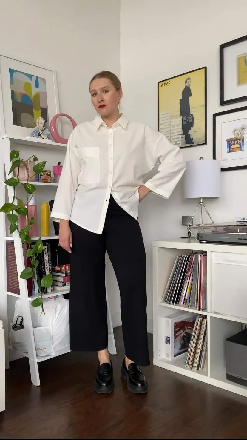 Mercedes Morin Flare Pants - Cropped or Long (Black)
