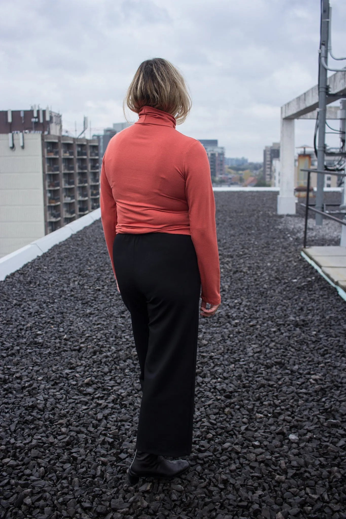 Mercedes Morin Flare Pants - Cropped or Long (Black)