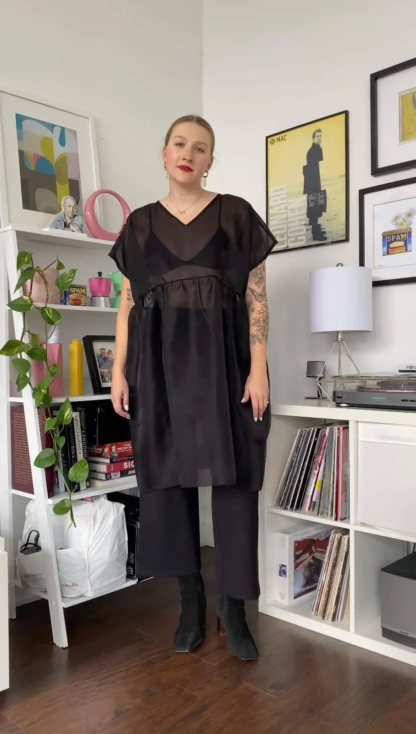 Mercedes Morin Flare Pants - Cropped or Long (Black)