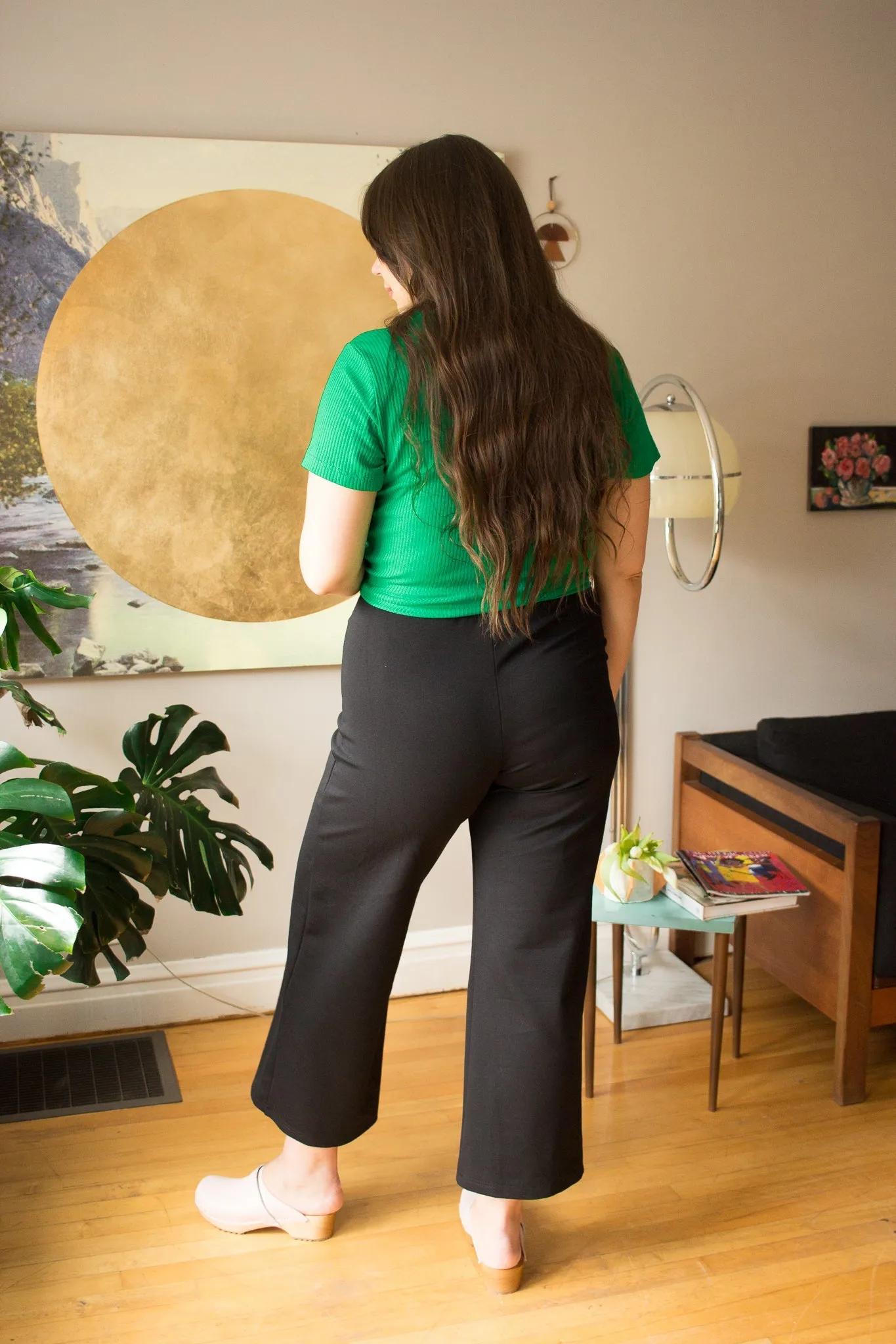 Mercedes Morin Flare Pants - Cropped or Long (Black)