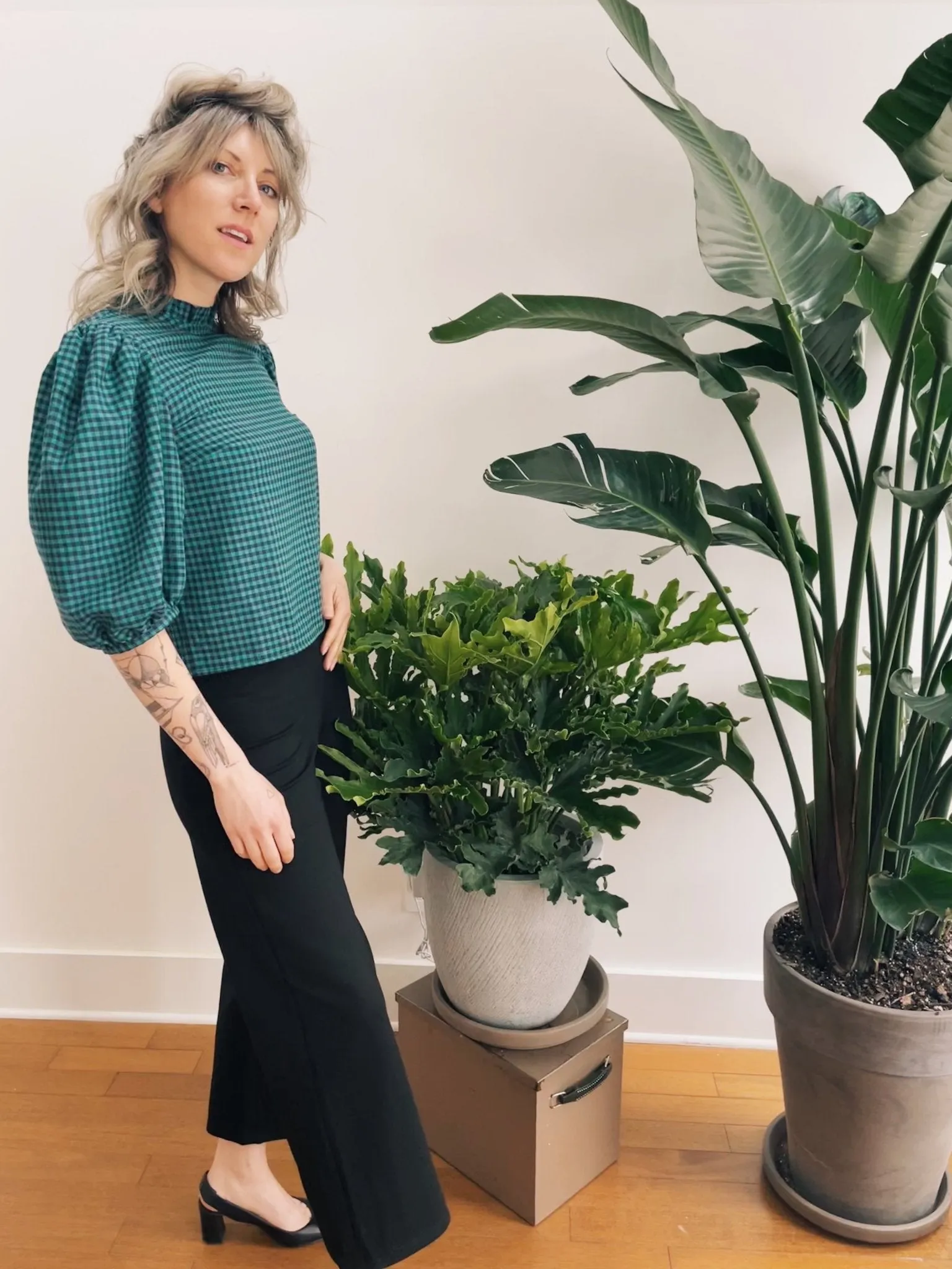Mercedes Morin Flare Pants - Cropped or Long (Black)