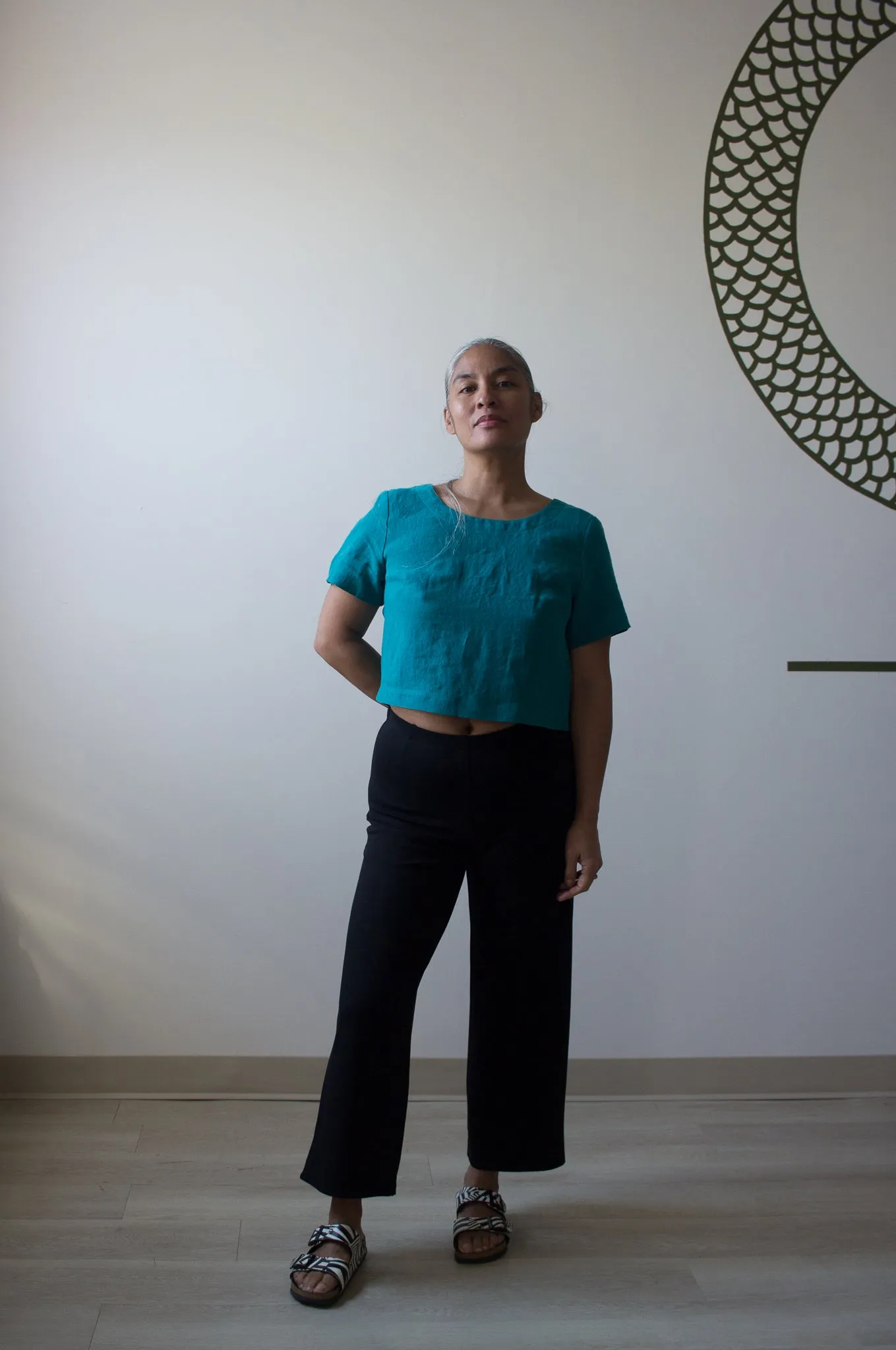 Mercedes Morin Flare Pants - Cropped or Long (Black)