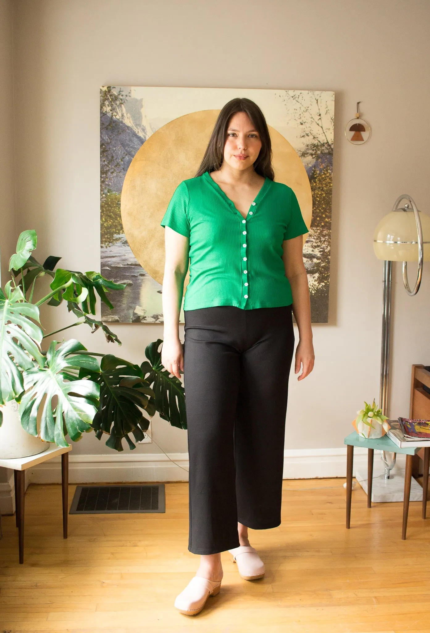 Mercedes Morin Flare Pants - Cropped or Long (Black)