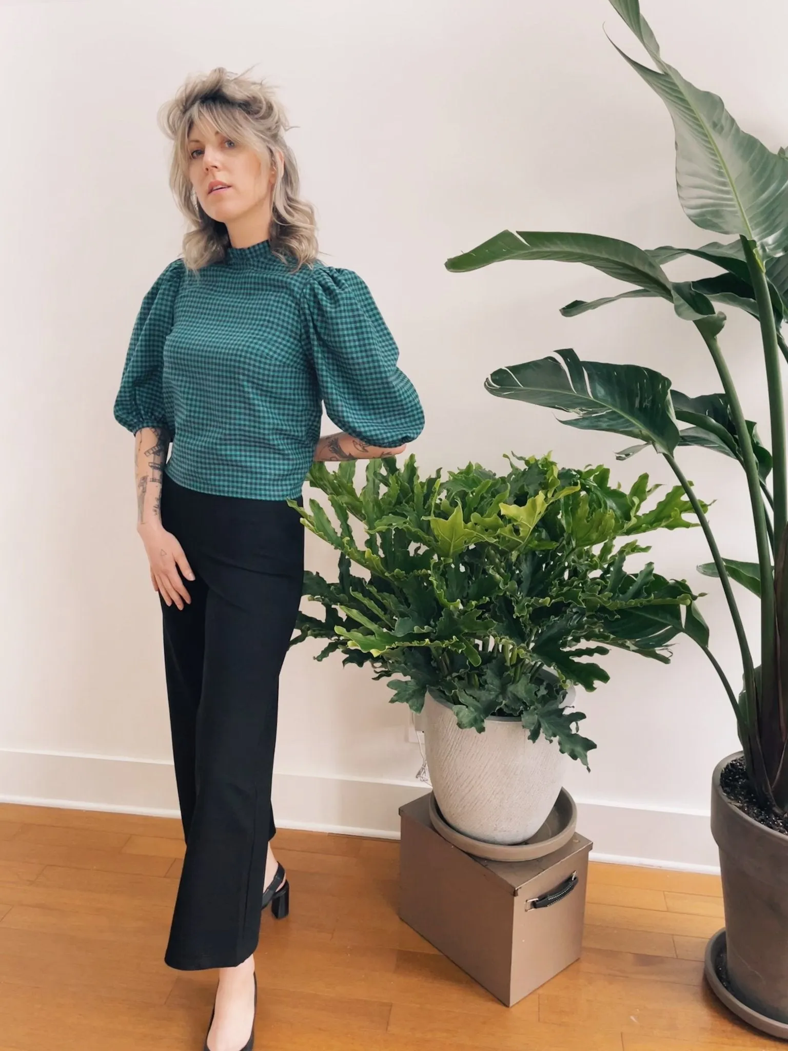 Mercedes Morin Flare Pants - Cropped or Long (Black)