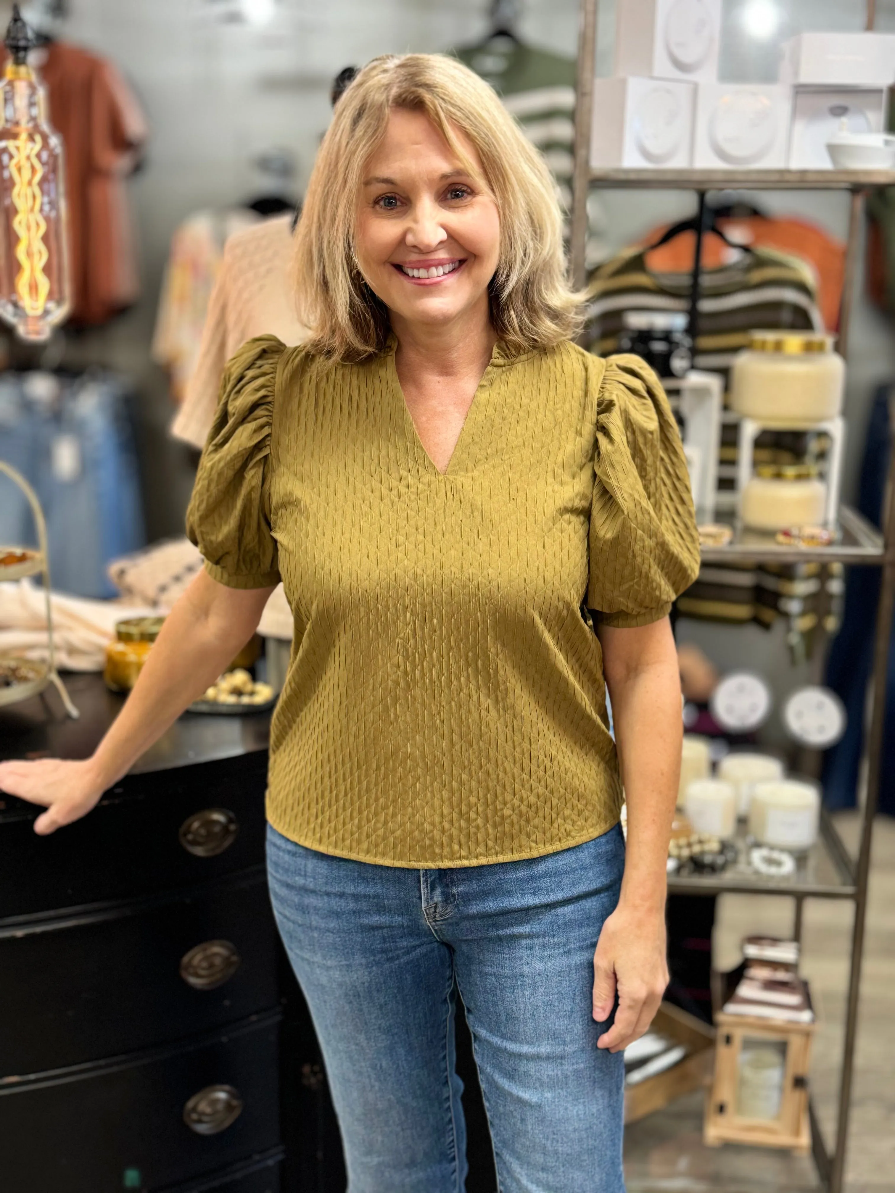 Mia Puff Sleeve Top