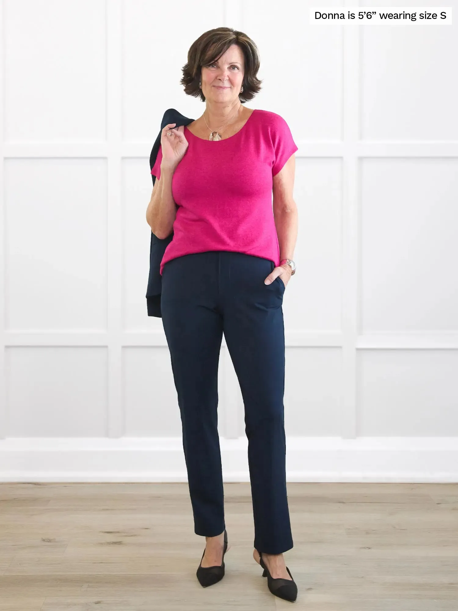 Mimi reversible neckline dolman top