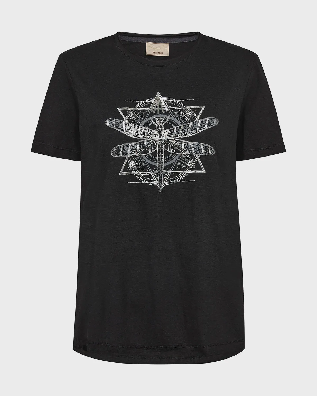 MOS MOSH | GULL O-SS DECO TEE - BLACK 165360