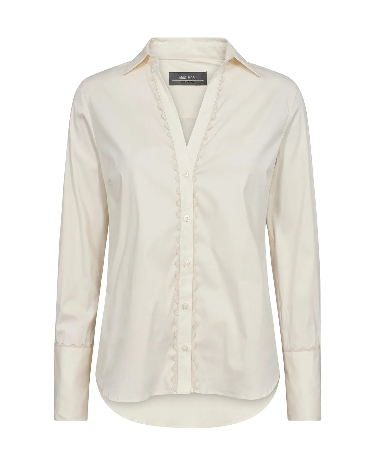 MOS MOSH | SYBEL WAVE SHIRT - ECRU 165240