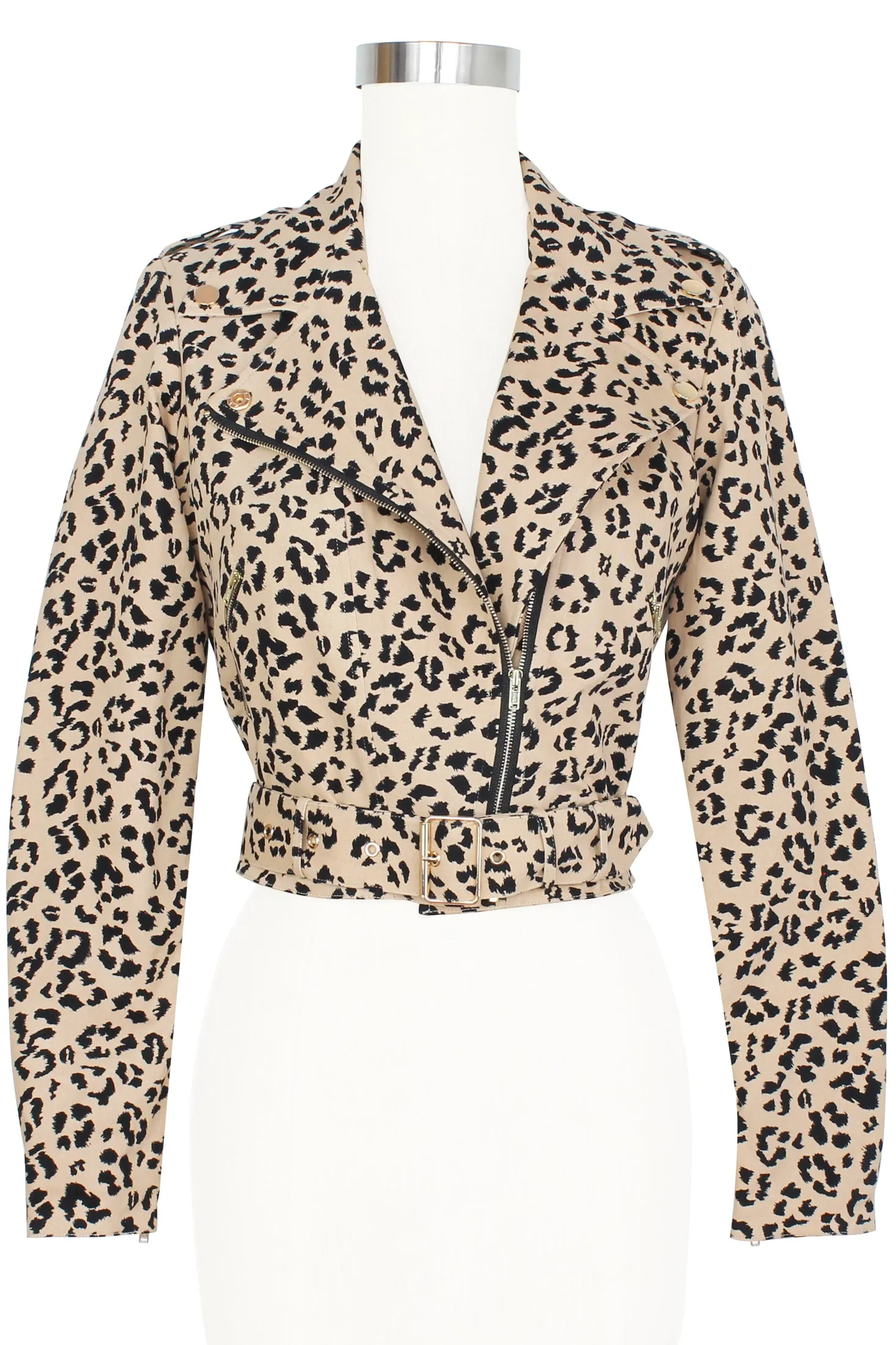 Moto Jacket - Caramel Cat - Final Sale