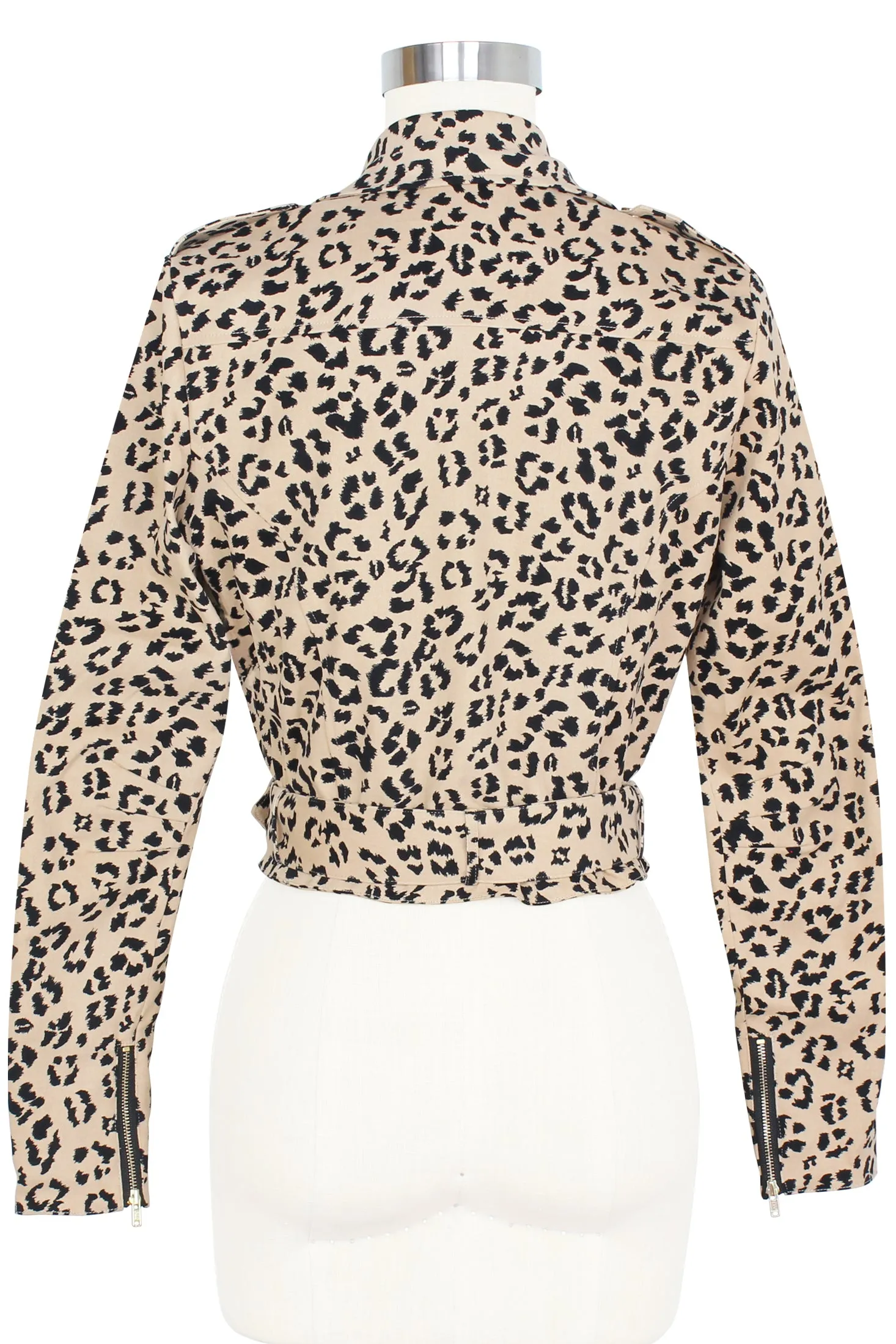 Moto Jacket - Caramel Cat - Final Sale