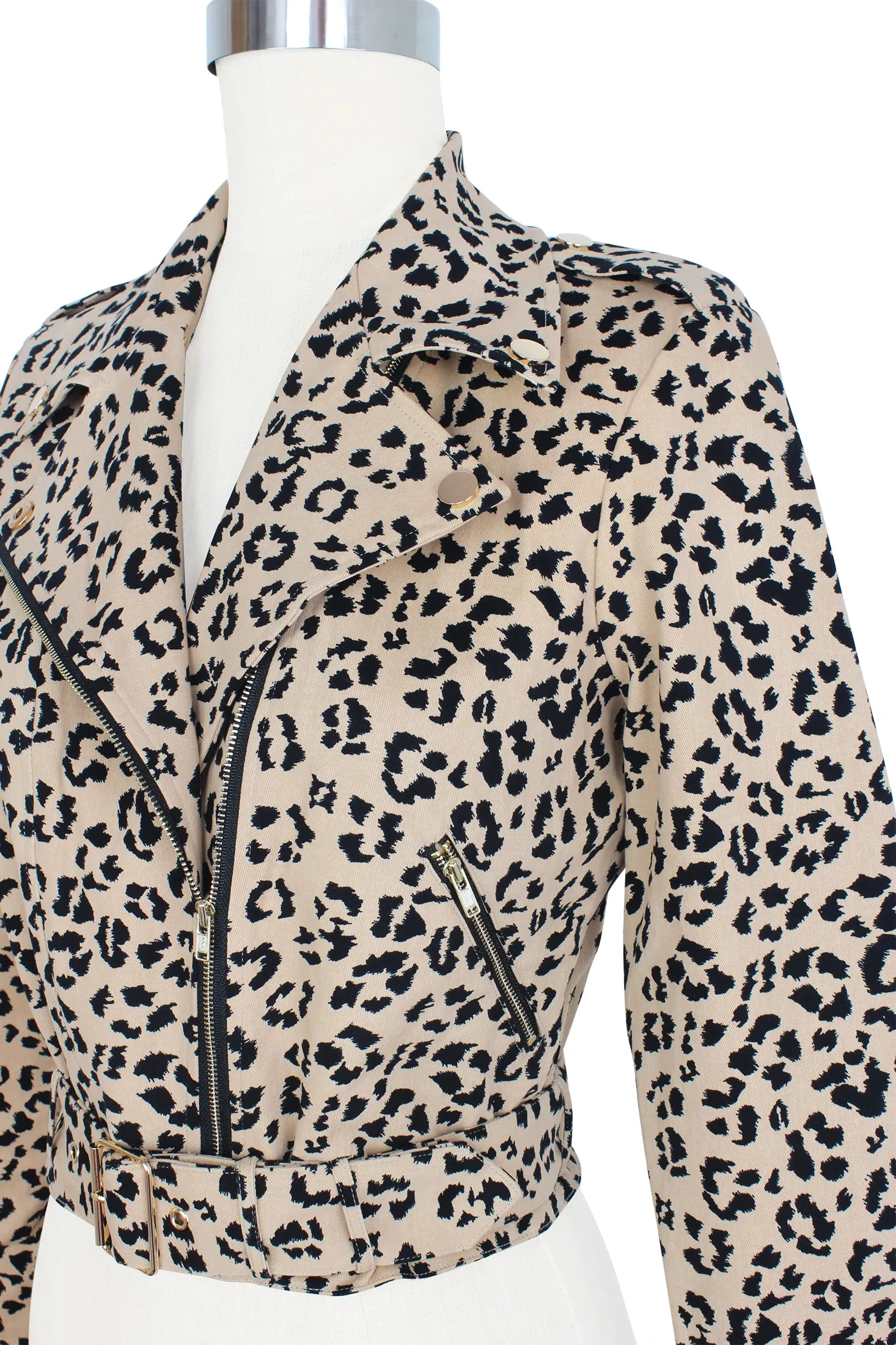 Moto Jacket - Caramel Cat - Final Sale