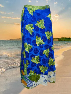 Orchid Blue Reversible Ankle Length Wrap Skirts SML
