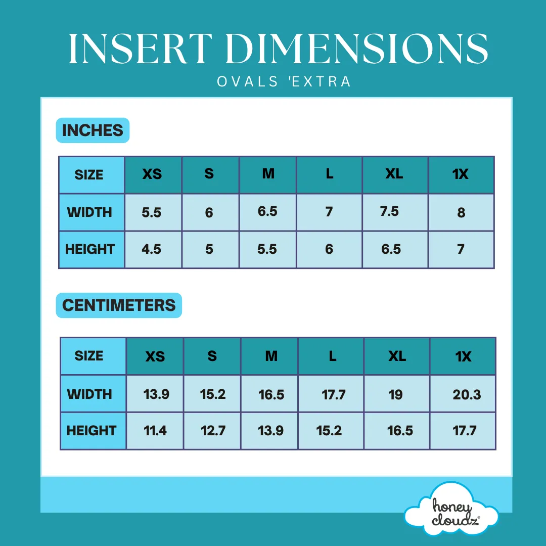 Oval Extra Bra Inserts