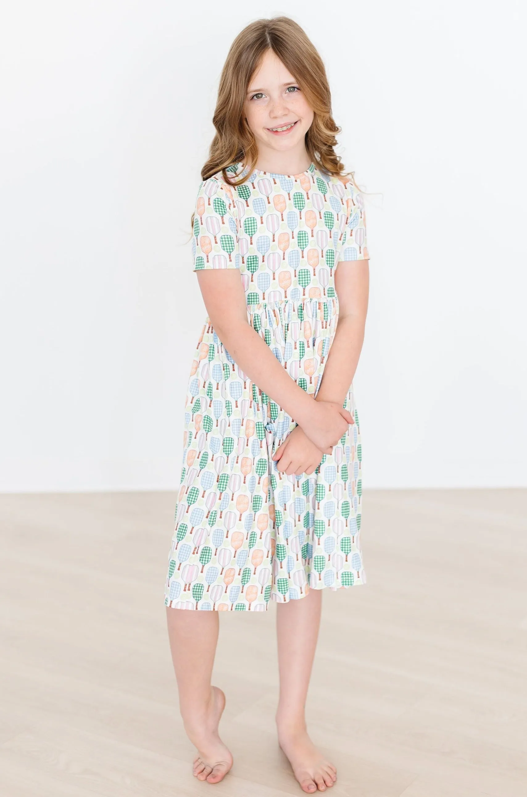 Pickleball S/S Pocket Twirl Dress