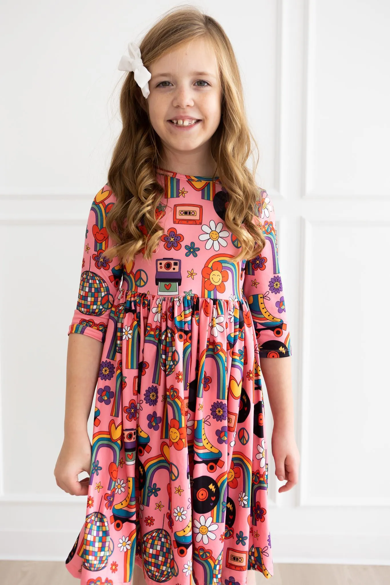Put Your Records On Twirl Dress