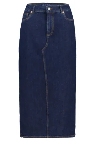 Red Button SRB4375 Sibelle Denim Skirt Dark Blue